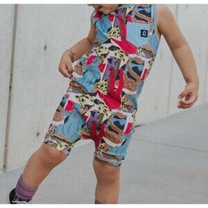Rags to Raches Jungle Book Disney Zoo Outfit One Piece Romper 3T 4T